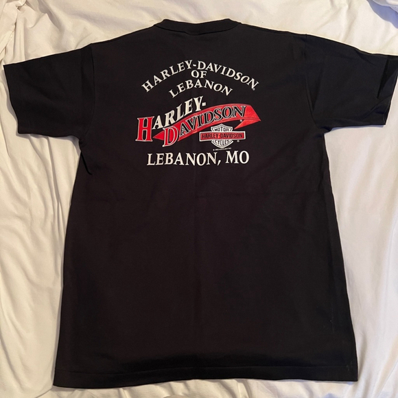 Men's Harley Davidson T-Shirt Black M - Picture 4 of 5